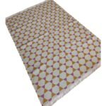 Modern Colorful Wool Rug – Geometric Pattern Bedroom Rug, Mustard Yellow & Pink Triangle Rug for Living Room view 5