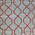 Handwoven Geometric Wool Area Rug for Living Room, Bedroom, Hallway Area Rug view 7