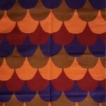 Handwoven Premium Cotton Wool Blend Rug – Scalloped Art Deco Design, Geometric Area Rug for Modern Living Room view 1