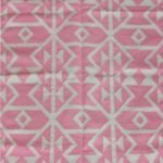Pink and Cream Tribal Wool Kilim Decor for Home Office & Bedroom, Rug for Girls Bedroom or Boho Living Room view 1