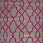 Neutral Beige and Pink Moroccan Geometric Wool Area Rug for Living Room, Cotton Wool Blend Rug for Girls Room view 8