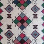 Moroccan Diamond Pattern Wool Area Rug view 1