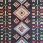 Modern Moroccan Wool Area Rug, Handwoven Moroccan Wool Rug for Living Room & Bedroom view 12
