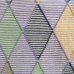 Multicolor Geometric Diamond Area Rug – Cotton Wool Blend Boho Rug for Living Room, Cozy Cotton Wool Blend Geometric Rug view 5