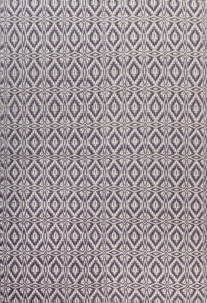Cotton Wool Handloom Rug | Geometric Diamond Flatweave Carpet | Boho Living Room Area Rug | Kilim Style Woven Mat | Custom Size