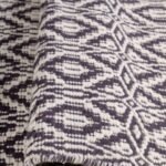 Cotton Wool Handloom Rug | Geometric Diamond Flatweave Carpet | Boho Living Room Area Rug | Kilim Style Woven Mat | Custom Size view 6