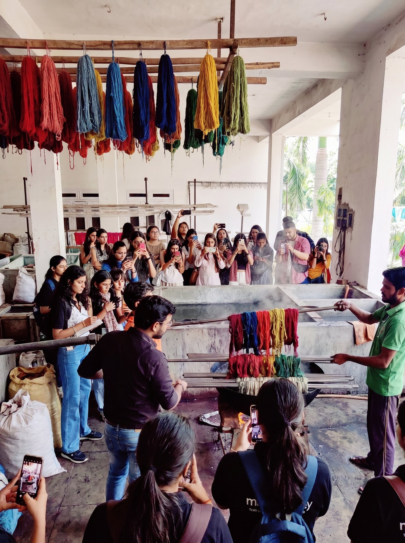 Hand dyeing