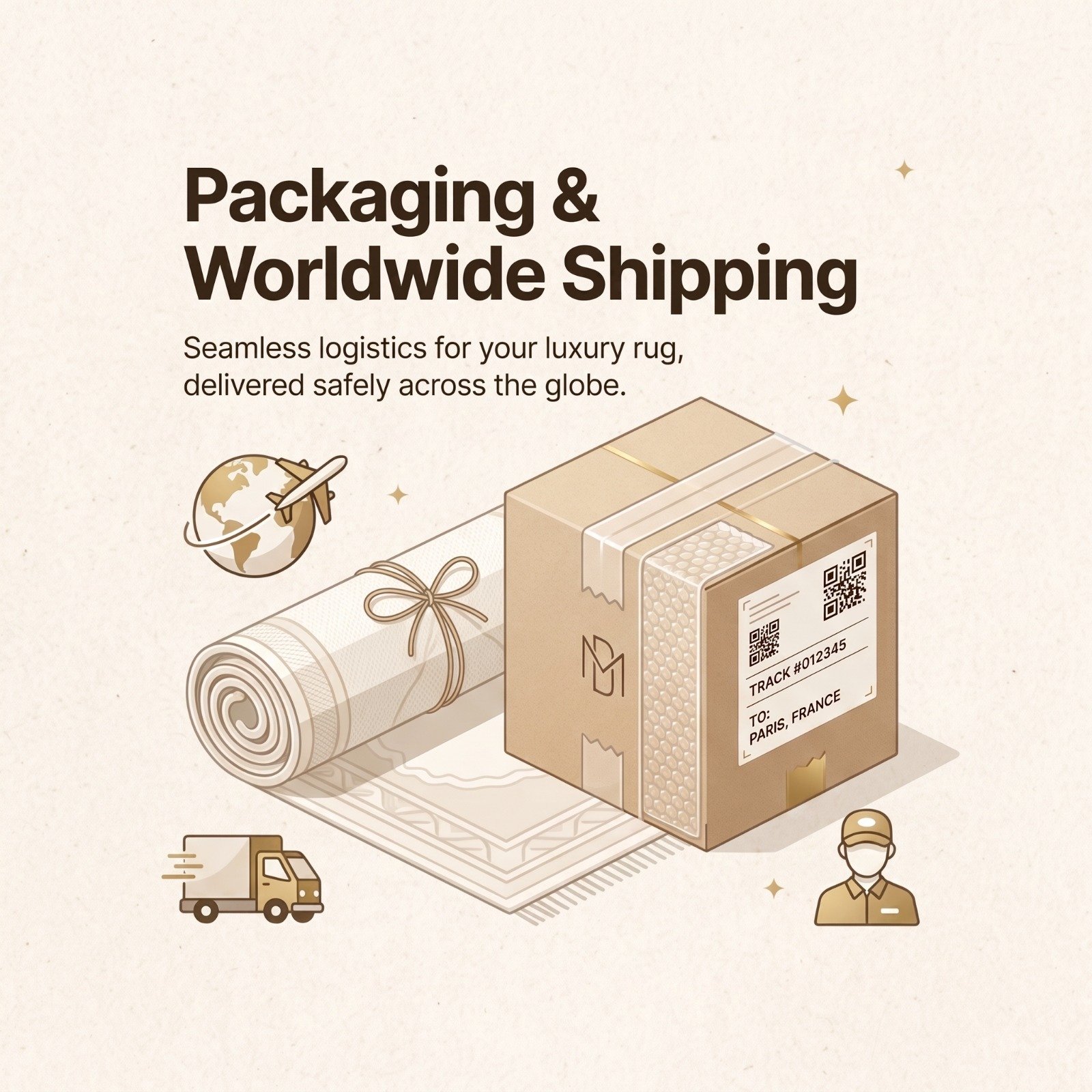 Packaging & Worldwide Shipping
