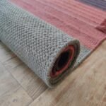 Organic Cotton Yoga Rug, Eco-Friendly Woven Meditation Mat, Natural Non-Toxic Workout Mat view 9