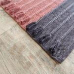 Organic Cotton Yoga Rug, Eco-Friendly Woven Meditation Mat, Natural Non-Toxic Workout Mat view 10