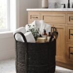 lack Jute Laundry Basket with Handles | Large Woven Storage Hamper for Bathroom | Boho Decor Towel Basket | Eco-Friendly Rope Bin view 8