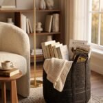 lack Jute Laundry Basket with Handles | Large Woven Storage Hamper for Bathroom | Boho Decor Towel Basket | Eco-Friendly Rope Bin view 15