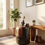 lack Jute Laundry Basket with Handles | Large Woven Storage Hamper for Bathroom | Boho Decor Towel Basket | Eco-Friendly Rope Bin view 7