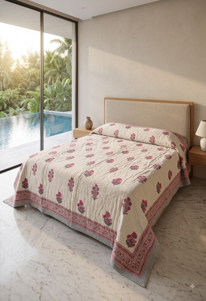 Hand Block Quilt