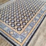 Handmade Oushak Area Rug | Elegant Wool Carpet for Modern Homes view 8