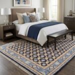 Handmade Oushak Area Rug | Elegant Wool Carpet for Modern Homes view 9