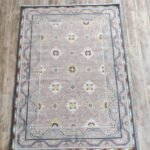 Authentic Oushak Wool Carpet | Handmade Persian-Style Rug view 3