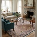 Authentic Oushak Wool Carpet | Handmade Persian-Style Rug view 6