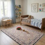 Authentic Oushak Wool Carpet | Handmade Persian-Style Rug view 9