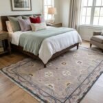 Authentic Oushak Wool Carpet | Handmade Persian-Style Rug view 11