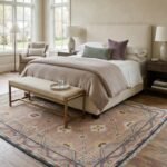 Authentic Oushak Wool Carpet | Handmade Persian-Style Rug view 15