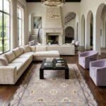 Authentic Oushak Wool Carpet | Handmade Persian-Style Rug view 1