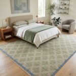 Traditional Oushak Wool Carpet | Handmade Indian Rug Craftsmanship (Copy) view 3
