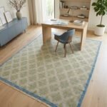 Traditional Oushak Wool Carpet | Handmade Indian Rug Craftsmanship (Copy) view 6