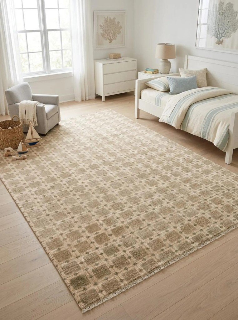 Premium Handmade Oushak Carpet | 100% Wool Luxury Rug