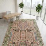 Handcrafted Oushak Wool Rug | Elegant Traditional Carpet Design view 13