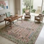 Handcrafted Oushak Wool Rug | Elegant Traditional Carpet Design view 12