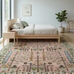 Handcrafted Oushak Wool Rug | Elegant Traditional Carpet Design view 11