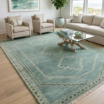 Handmade Oushak Wool Rug | Traditional Craft Meets Modern Luxury view 5