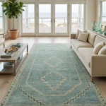 Handmade Oushak Wool Rug | Traditional Craft Meets Modern Luxury view 4