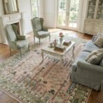 Handcrafted Oushak Wool Rug | Elegant Traditional Carpet Design view 6