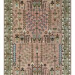 Handcrafted Oushak Wool Rug | Elegant Traditional Carpet Design view 2