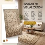 Luxury Oushak Wool Rug | Handcrafted Carpet for Sophisticated Spaces view 7