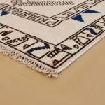 Traditional Wool Moroccan Rug | Handmade Berber Carpe view 25