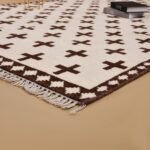 Modern Wool Moroccan Rug | Handwoven Geometric Design view 21