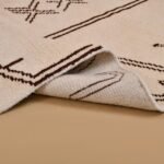Designer Wool Moroccan Rug | Handmade Tribal Pattern view 23