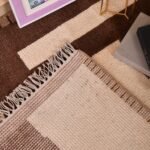 Premium Wool Moroccan Area Rug | Artisan Handmade Design view 14