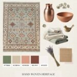 Classic Wool Oushak Carpet | Hand Knotted Artisan Rug view 19