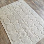 Natural Wool Moroccan Rug | Authentic Handmade Carpet view 2