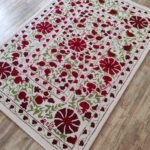 Designer Hand Tufted Wool Rug | Modern Geometric Pattern view 30