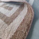 Oushak Wool Knotted Round Rug | Handmade Carpet for Luxury Interiors view 17