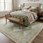 Handcrafted Wool Oushak Rug | Traditional Knotted Carpet view 19