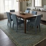 Vintage Style Wool Oushak Rug | Hand Knotted Carpet view 14