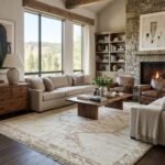 High Quality Wool Oushak Carpet | Hand Knotted Luxury Rug view 17