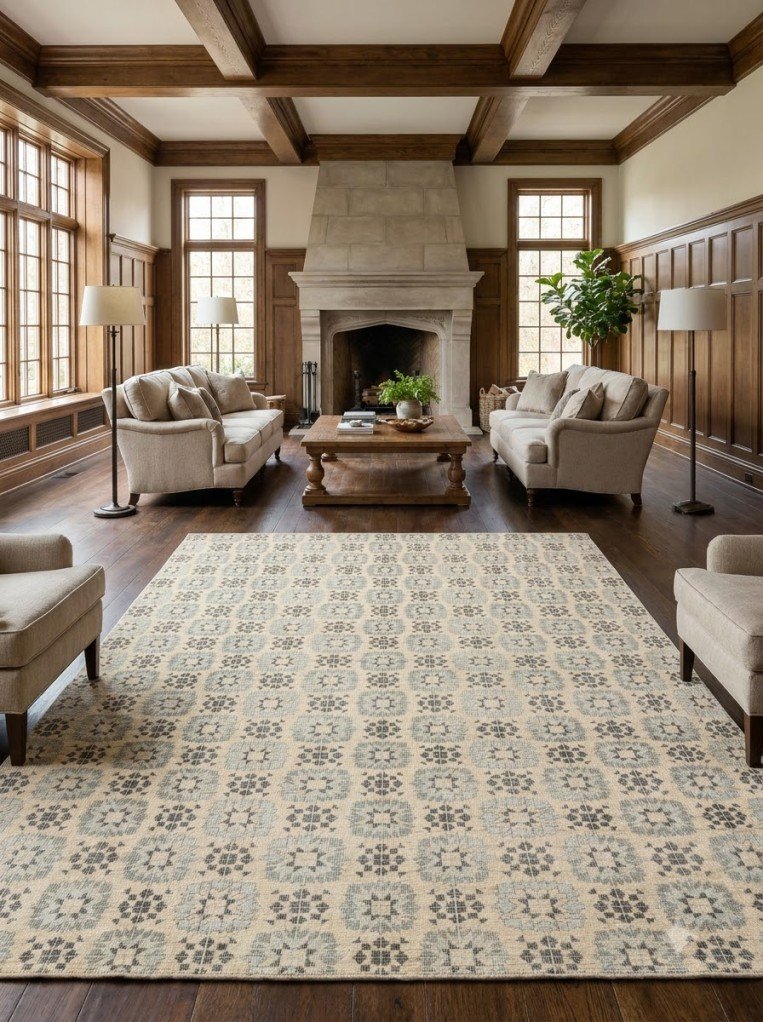 Classic Oushak Beauty | Hand Knotted Wool Carpet Collection