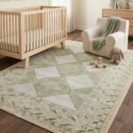 Handcrafted Wool Oushak Rug | Traditional Knotted Carpet view 13